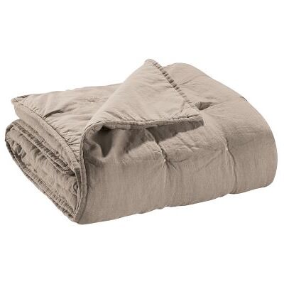 Chemin de lit stonewashed Zeff naturel 90 x 240 cm Vivaraise NATUREL - Publicité Chemin de lit stonewashed Zeff naturel 90 x 240 cm Vivaraise NATUREL - Publicité