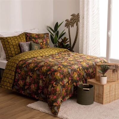 Non communiqué Atmosphera Créateur d'intérieur - Parure de Lit 3 Pièces Jungle "tropical Boudoir" 240x220cm Kaki Vert - Publicité Non communiqué Atmosphera Créateur d'intérieur - Parure de Lit 3 Pièces Jungle "tropical Boudoir" 240x220cm Kaki Vert - Publicité