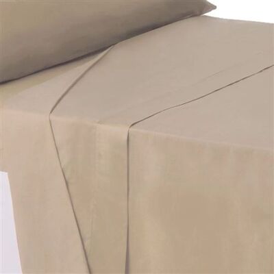 Non communiqué Drap dessus de lit drap plat supérieur en polyester-coton coloris beige - Longueur 270 x Profondeur 210 cm -JUANIO- Beige - Publicité Non communiqué Drap dessus de lit drap plat supérieur en polyester-coton coloris beige - Longueur 270 x Profondeur 210 cm -JUANIO- Beige - Publicité