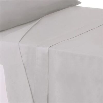 Non communiqué Drap dessus de lit drap plat supérieur en polyester-coton coloris gris clair - Longueur 270 x Profondeur 210 cm -JUANIO- Gris - Publicité Non communiqué Drap dessus de lit drap plat supérieur en polyester-coton coloris gris clair - Longueur 270 x Profondeur 210 cm -JUANIO- Gris - Publicité