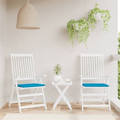 vidaXL Coussin de Chaise de Jardin 2 pcs Bleu 50x50x3 cm Tissu Oxford - Coussin pour Chaise de Jardin - Publicité vidaXL Coussin de Chaise de Jardin 2 pcs Bleu 50x50x3 cm Tissu Oxford - Coussin pour Chaise de Jardin - Publicité