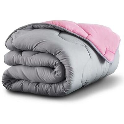 IDMARKET Abby Duvet réversible microfibre 220x240 cm - Publicité IDMARKET Abby Duvet réversible microfibre 220x240 cm - Publicité