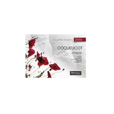 Biotex Coquelicot Couette Légère - Literie - Publicité Biotex Coquelicot Couette Légère - Literie - Publicité