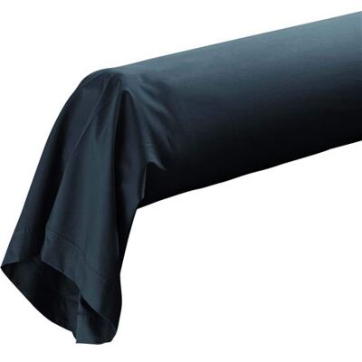 Non communiqué Taie de traversin 85x185 cm - Percale 100% coton Bleu nuit Bleu - Publicité Non communiqué Taie de traversin 85x185 cm - Percale 100% coton Bleu nuit Bleu - Publicité