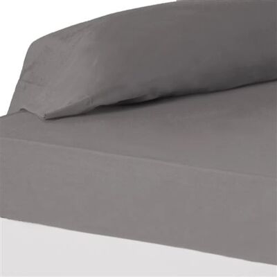 Non communiqué Drap de lit drap-housse couvre-matelas en polyester-coton coloris gris foncé - Longueur 200 x Profondeur 135 xHauteur 30 cm -JUANIO- Gris foncé - Publicité Non communiqué Drap de lit drap-housse couvre-matelas en polyester-coton coloris gris foncé - Longueur 200 x Profondeur 135 xHauteur 30 cm -JUANIO- Gris foncé - Publicité