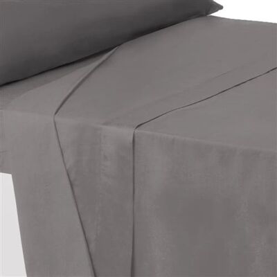 Non communiqué Drap dessus de lit drap plat supérieur en polyester-coton coloris gris foncé - Longueur 270 x Profondeur 210 cm -JUANIO- Gris - Publicité Non communiqué Drap dessus de lit drap plat supérieur en polyester-coton coloris gris foncé - Longueur 270 x Profondeur 210 cm -JUANIO- Gris - Publicité