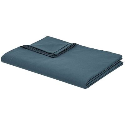 Non communiqué Today - Drap plat - 100% coton BIO - 180 x 290 cm - Bleu paon - BIO Bleu - Publicité Non communiqué Today - Drap plat - 100% coton BIO - 180 x 290 cm - Bleu paon - BIO Bleu - Publicité