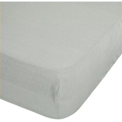 Non communiqué Atmosphera - Drap Housse bonnet 30 cm 100% Lin 160x200 cm - Vert Céladon Vert - Publicité Non communiqué Atmosphera - Drap Housse bonnet 30 cm 100% Lin 160x200 cm - Vert Céladon Vert - Publicité