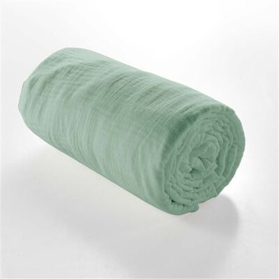 Drap en gaze de coton Douceur d'Interieur - Pour 140x190cm & 160x200cm - Publicité Drap en gaze de coton Douceur d'Interieur - Pour 140x190cm & 160x200cm - Publicité