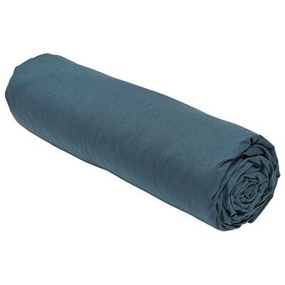 Non communiqué Today - Drap housse 2 places - 100% coton BIO - 180 x 200 cm - Vert paon Bleu - Publicité Non communiqué Today - Drap housse 2 places - 100% coton BIO - 180 x 200 cm - Vert paon Bleu - Publicité