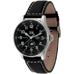 Zeno-Watch Basel Montre Homme Zeno Watch Basel pour Analogiques Automatique avec Bracelet de Cuir P561a1 Noir - Publicité Zeno-Watch Basel Montre Homme Zeno Watch Basel pour Analogiques Automatique avec Bracelet de Cuir P561a1 Noir - Publicité