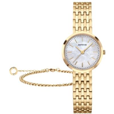 Non communiqué Montre Femme Bering 19126734GWP Setcadeau Bracelet + Bracelet s Quartz Classic - Publicité Non communiqué Montre Femme Bering 19126734GWP Setcadeau Bracelet + Bracelet s Quartz Classic - Publicité