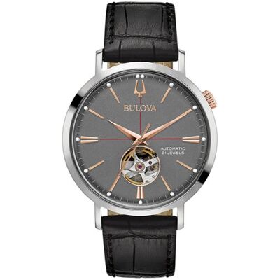 Bulova 98A187, Automatic, 42mm, 3ATM Noir - Publicité Bulova 98A187, Automatic, 42mm, 3ATM Noir - Publicité