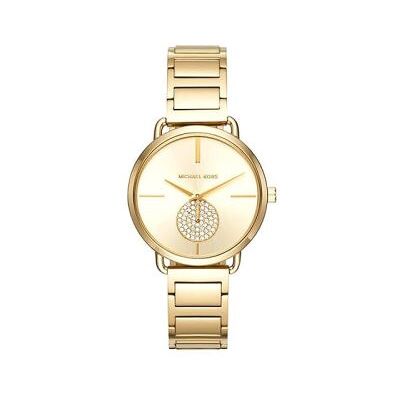 Montre femme Michael Kors Portia en or - Diamants, Quartz, 36mm - Publicité Montre femme Michael Kors Portia en or - Diamants, Quartz, 36mm - Publicité