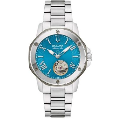 Non communiqué Montre Femme Bulova 98L317 Wrist Watch s Automatique Marine Star - Publicité Non communiqué Montre Femme Bulova 98L317 Wrist Watch s Automatique Marine Star - Publicité