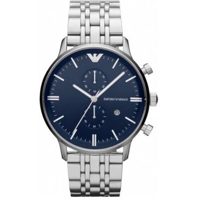 Montre Homme Emporio Armani AR1648 Bleu - Publicité Montre Homme Emporio Armani AR1648 Bleu - Publicité