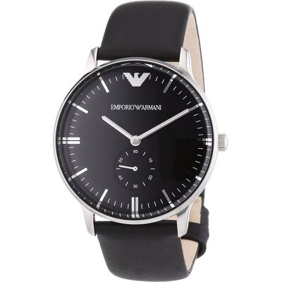 Montre Homme Armani Classic AR0382 Noir Noir - Publicité Montre Homme Armani Classic AR0382 Noir Noir - Publicité