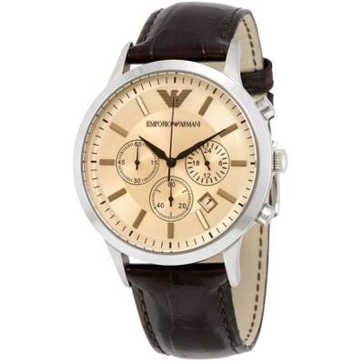 Montre Homme Emporio Armani Classic AR2433 Marron - Publicité Montre Homme Emporio Armani Classic AR2433 Marron - Publicité