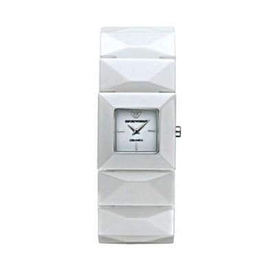 Montre Femme Armani AR1436 (28 mm) Blanc - Publicité Montre Femme Armani AR1436 (28 mm) Blanc - Publicité
