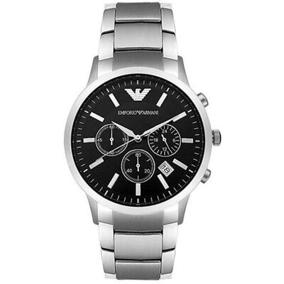 Montre Homme Emporio Armani Classic AR2434 Noir - Publicité Montre Homme Emporio Armani Classic AR2434 Noir - Publicité