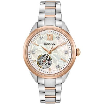 Bulova 98P170, Automatic, 34mm, 3ATM Gris - Publicité Bulova 98P170, Automatic, 34mm, 3ATM Gris - Publicité