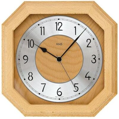 Horloge Murale AMS F5864/18 - Radio contrôlée - Publicité Horloge Murale AMS F5864/18 - Radio contrôlée - Publicité