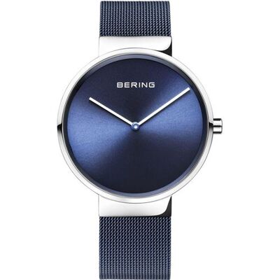 Bering 14539-307, Quartz, 39mm, 5ATM Bleu - Publicité Bering 14539-307, Quartz, 39mm, 5ATM Bleu - Publicité