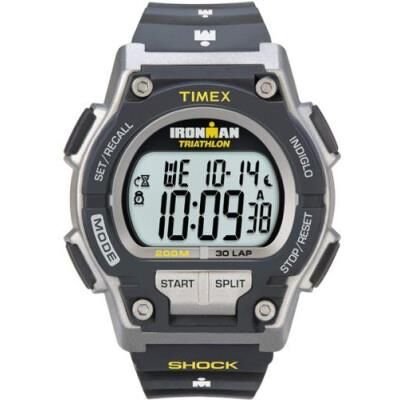Timex - t5k195su - ironman endure shock 30 lap - montre sport homme antichoc - bracelet résine - chronomètre - mémoire de 30 cir - Publicité Timex - t5k195su - ironman endure shock 30 lap - montre sport homme antichoc - bracelet résine - chronomètre - mémoire de 30 cir - Publicité