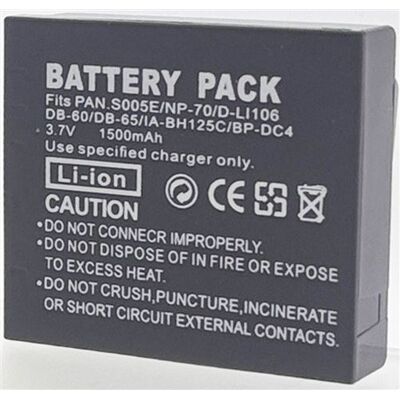 Non communiqué Batterie compatible avec PANASONIC LUMIX LX DMC-LX1EG-K - Publicité Non communiqué Batterie compatible avec PANASONIC LUMIX LX DMC-LX1EG-K - Publicité