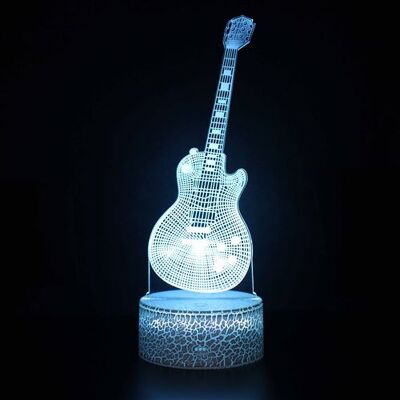 Stack Lampe 3D Tactile Veilleuses Enfant 7 Couleurs avec Telecommande - Guitare #930 - Publicité Stack Lampe 3D Tactile Veilleuses Enfant 7 Couleurs avec Telecommande - Guitare #930 - Publicité