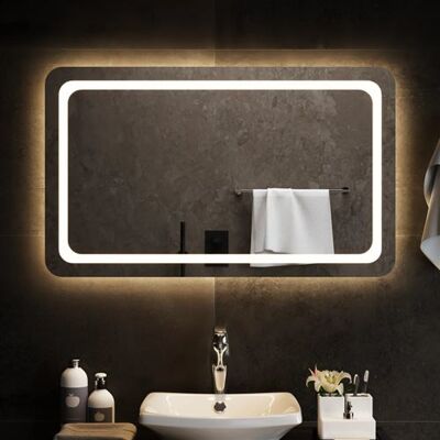 Miroir de salle de bain LED vidaXL 100x60 cm mural - Étanche & Moderne - Publicité Miroir de salle de bain LED vidaXL 100x60 cm mural - Étanche & Moderne - Publicité