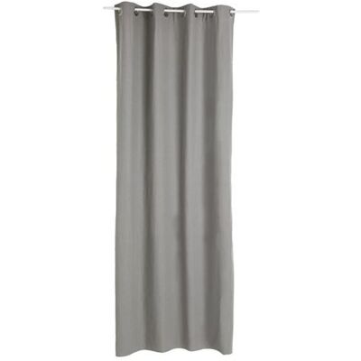 Paris Prix Atmosphera Créateur d'intérieur - Rideau à Oeillets "Panama II" 140x260cm Gris Gris, Gris - Publicité Paris Prix Atmosphera Créateur d'intérieur - Rideau à Oeillets "Panama II" 140x260cm Gris Gris, Gris - Publicité