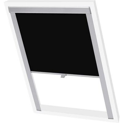 Voilages enrouleurs occultants pour fenêtre de toit F06 noir - Voilages - Publicité Voilages enrouleurs occultants pour fenêtre de toit F06 noir - Voilages - Publicité