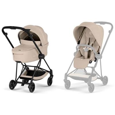Non communiqué CYBEX - Poussette Duo Mios + Nacelle Confort Châssis Matt Black Cozy Beige Matt Cozy Beige - Publicité Non communiqué CYBEX - Poussette Duo Mios + Nacelle Confort Châssis Matt Black Cozy Beige Matt Cozy Beige - Publicité