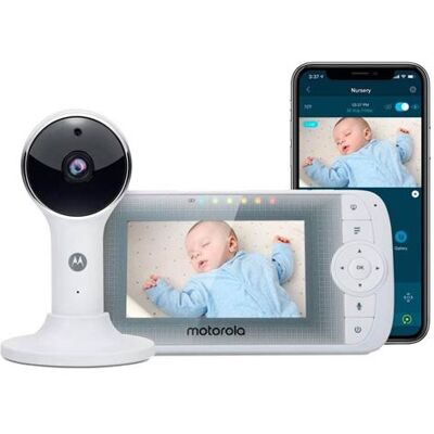 Motorola Vm64-4.3 Moniteur Bébé - Wi-Fi, Application Smartphone, Vision Nocturne - Publicité Motorola Vm64-4.3 Moniteur Bébé - Wi-Fi, Application Smartphone, Vision Nocturne - Publicité