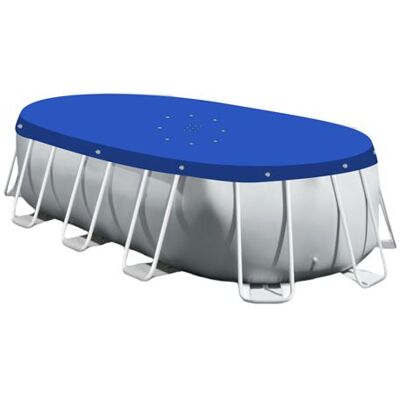 Non communiqué Bâche de protection réversible 4 saisons pour piscine hors sol - Ronde 5,49 m - 150 gsm - Bleu et gris - Linxor Bleu - Publicité Non communiqué Bâche de protection réversible 4 saisons pour piscine hors sol - Ronde 5,49 m - 150 gsm - Bleu et gris - Linxor Bleu - Publicité