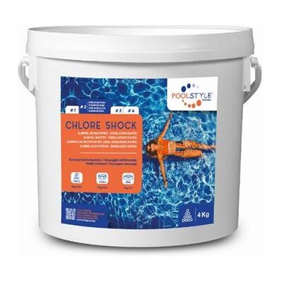 Non communiqué Seau de 4kg de Chlore long granulés 250 g C/4 P/72 POOLSTYLE - PSL-500-0005 - Publicité Non communiqué Seau de 4kg de Chlore long granulés 250 g C/4 P/72 POOLSTYLE - PSL-500-0005 - Publicité