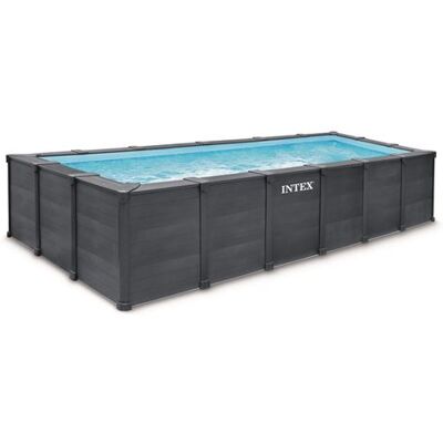 Non communiqué Piscine tubulaire rectangulaire Intex Graphite 6 x 3 x 1,24 m - Publicité Non communiqué Piscine tubulaire rectangulaire Intex Graphite 6 x 3 x 1,24 m - Publicité