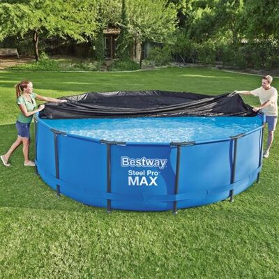 Housse de piscine Bestway - 457cm - Anthracite - Couverture pour piscine hors sol - Publicité Housse de piscine Bestway - 457cm - Anthracite - Couverture pour piscine hors sol - Publicité