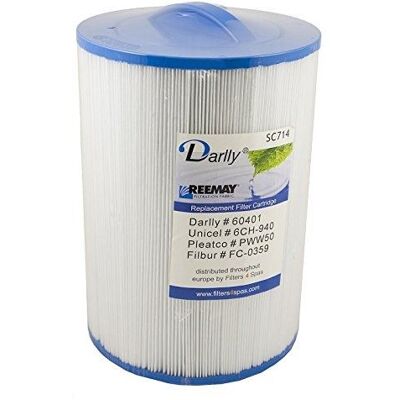 Filtre spa Darlly Unicel 6CH-940, Pleatco PWW50_P3 SC714 - Filtre spa - Publicité Filtre spa Darlly Unicel 6CH-940, Pleatco PWW50_P3 SC714 - Filtre spa - Publicité