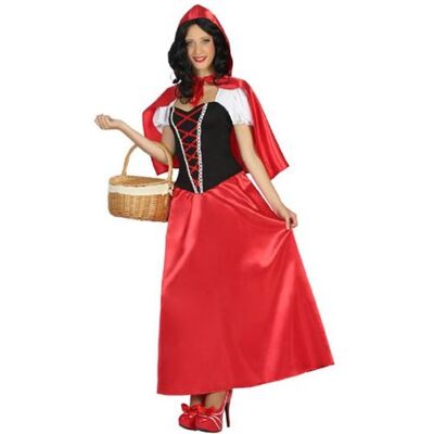 Atosa Déguisement femme chaperon rouge Rouge - Publicité Atosa Déguisement femme chaperon rouge Rouge - Publicité