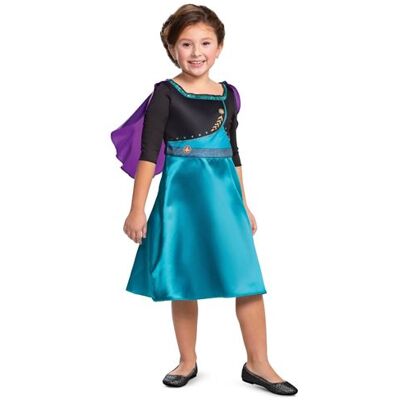 Déguisement fille Disney Regina Anna - Costume, Robe et Cape - Publicité Déguisement fille Disney Regina Anna - Costume, Robe et Cape - Publicité