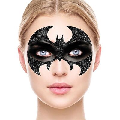Non communiqué tatouages éphémères visage chauve-souris 20cm - guirca 15856 Noir - Publicité Non communiqué tatouages éphémères visage chauve-souris 20cm - guirca 15856 Noir - Publicité