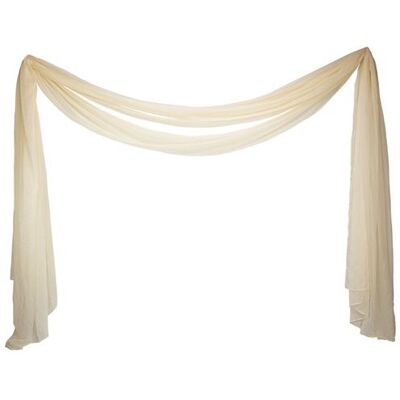 Non communiqué voile arche de cérémonie 2x6.2m crème - artifetes 93353 Gris - Publicité Non communiqué voile arche de cérémonie 2x6.2m crème - artifetes 93353 Gris - Publicité