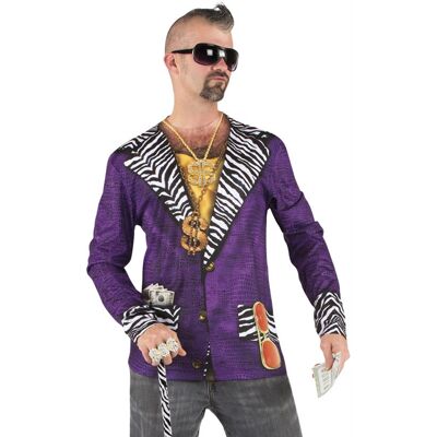 Déguisement Tee-Shirt Roi du Bling Bling - L Boland or - Publicité Déguisement Tee-Shirt Roi du Bling Bling - L Boland or - Publicité