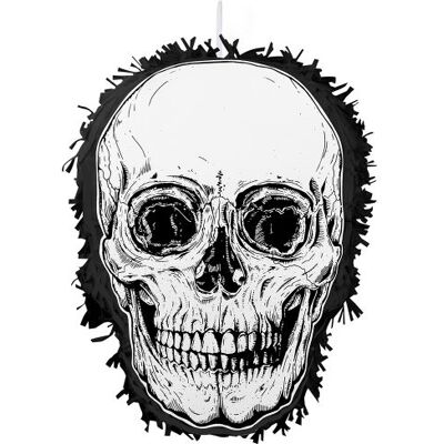 Boland masque costume Piñata Skull35 x 25 cm noir/blanc Wit - Publicité Boland masque costume Piñata Skull35 x 25 cm noir/blanc Wit - Publicité