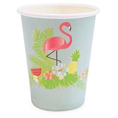 Non communiqué 24 gobelets en carton - summer - 25 cl Multicolore - Publicité Non communiqué 24 gobelets en carton - summer - 25 cl Multicolore - Publicité