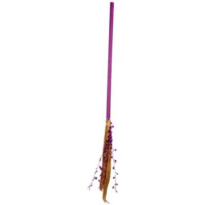 Boland balai de sorcière 110 cm polypropylène violet Paars - Publicité Boland balai de sorcière 110 cm polypropylène violet Paars - Publicité