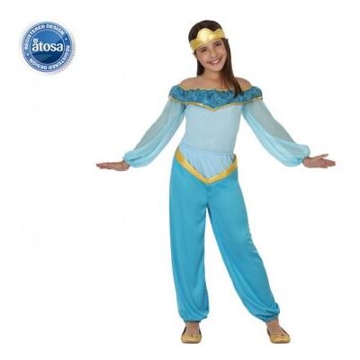 Atosa Deguisement De Princesse Arabe Jasmine Bleue Enfant - Bleu - T-1 bleue - Publicité Atosa Deguisement De Princesse Arabe Jasmine Bleue Enfant - Bleu - T-1 bleue - Publicité