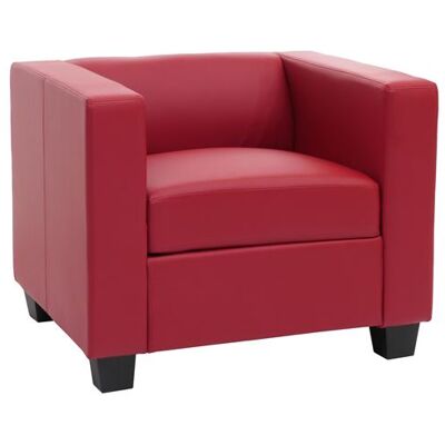 Fauteuil Mendler Lille M65 Rouge - Fauteuil lounge - Publicité Fauteuil Mendler Lille M65 Rouge - Fauteuil lounge - Publicité